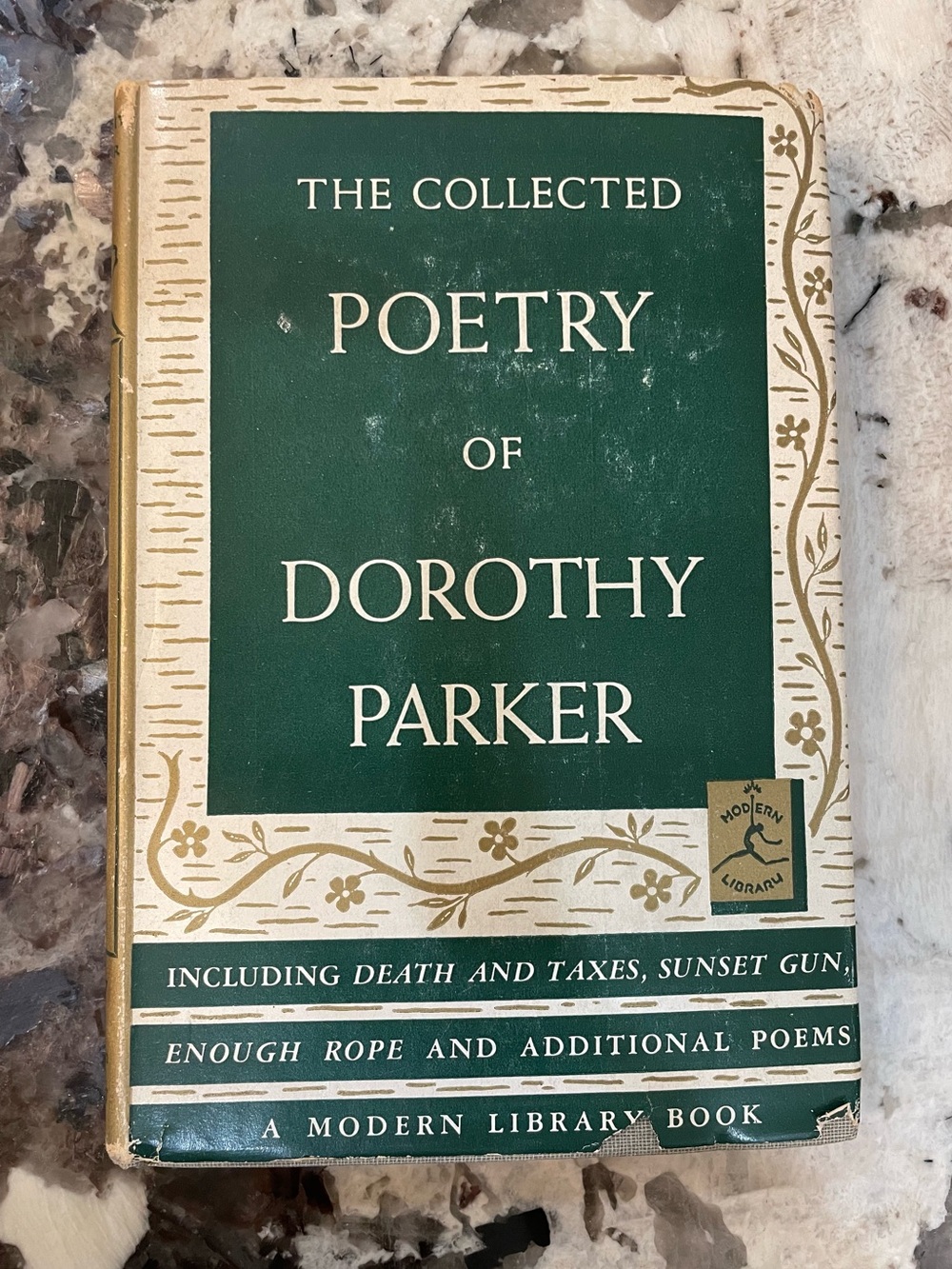 1936 The Collected Poetry of Dorothy Parker, The Modern Library, New York w/DC